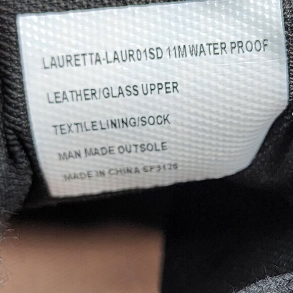 Blondo Lauretta Waterproof Sneakers 11M Black Leather & Textile Upper - Picture 5 of 10